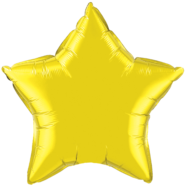 36" Citrine Yellow Star - Click Image to Close